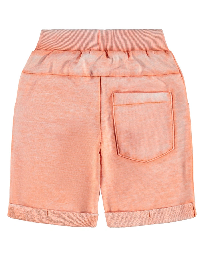 Sweat-Bermudas NKMFAHIM meliert in melon