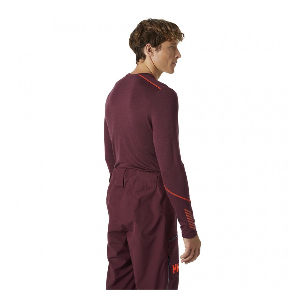 Helly Hansen LIFA MERINO MIDWEIGHT CREW - Sous-couche Homme hickory