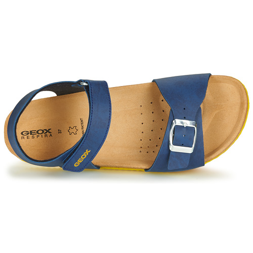 Geox - GHITA BOY - Bleu / Jaune
