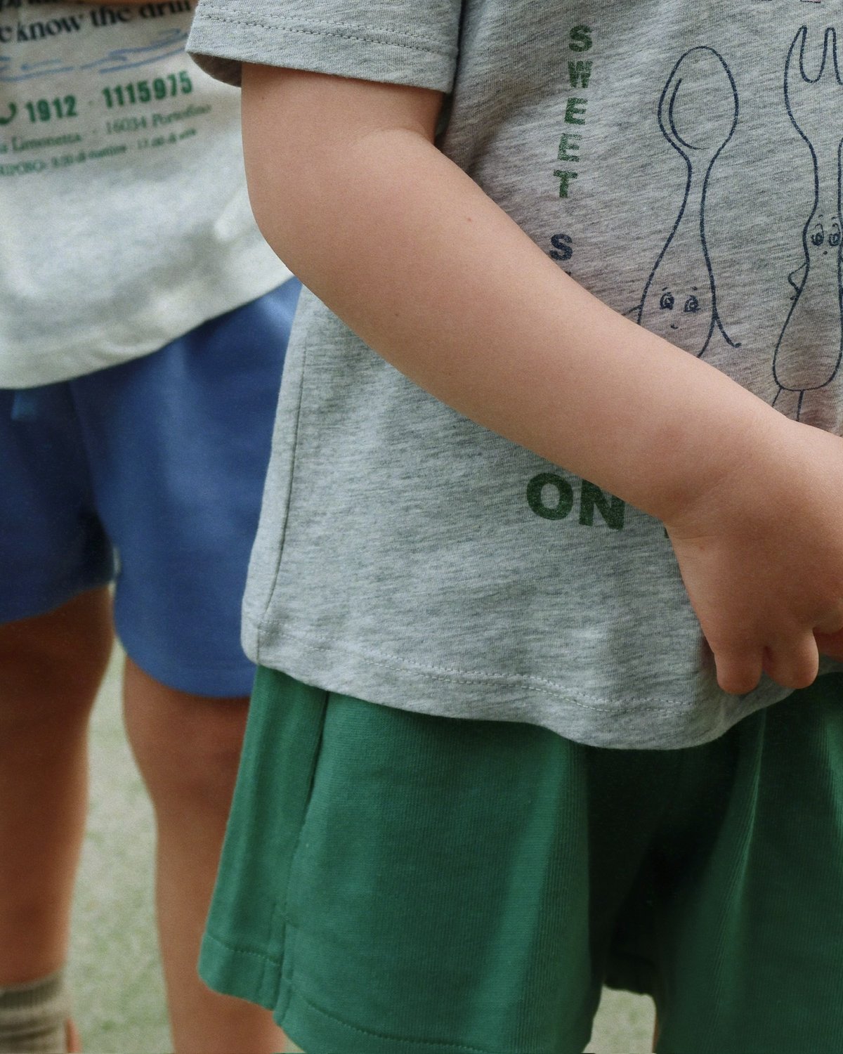 Shorts Barn – Jerseystoff, Øko Bomull | Spotty Sweat Short