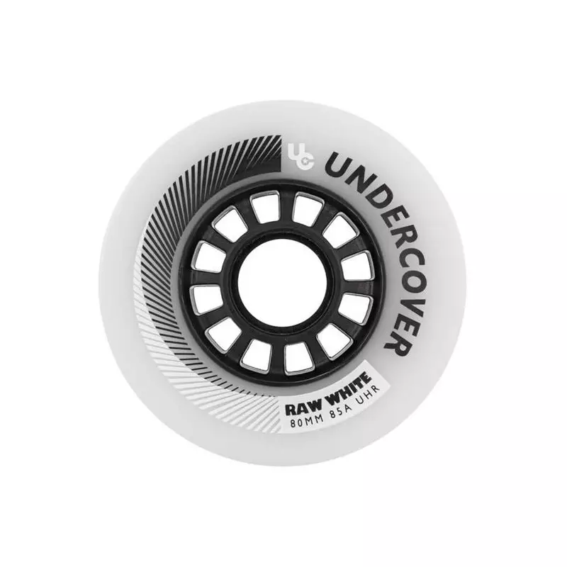 Roues roller UNDERCOVER Raw 80/85A White (pack de 4)