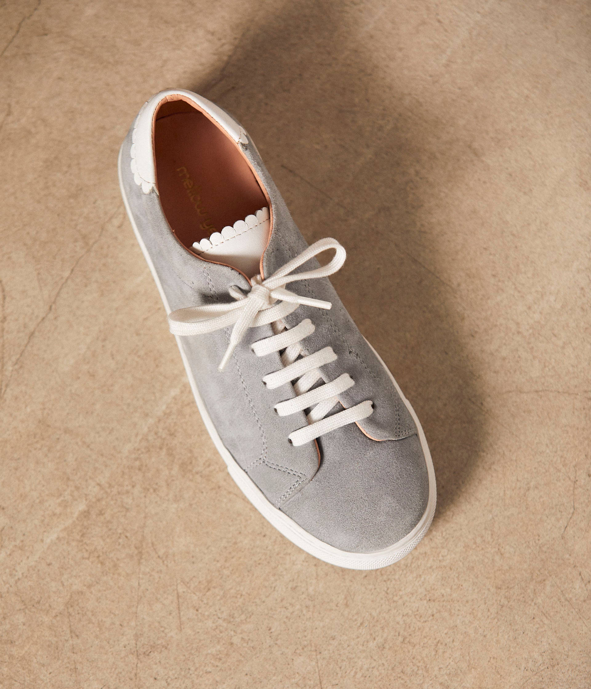 Baskets velours bleu Suzanne