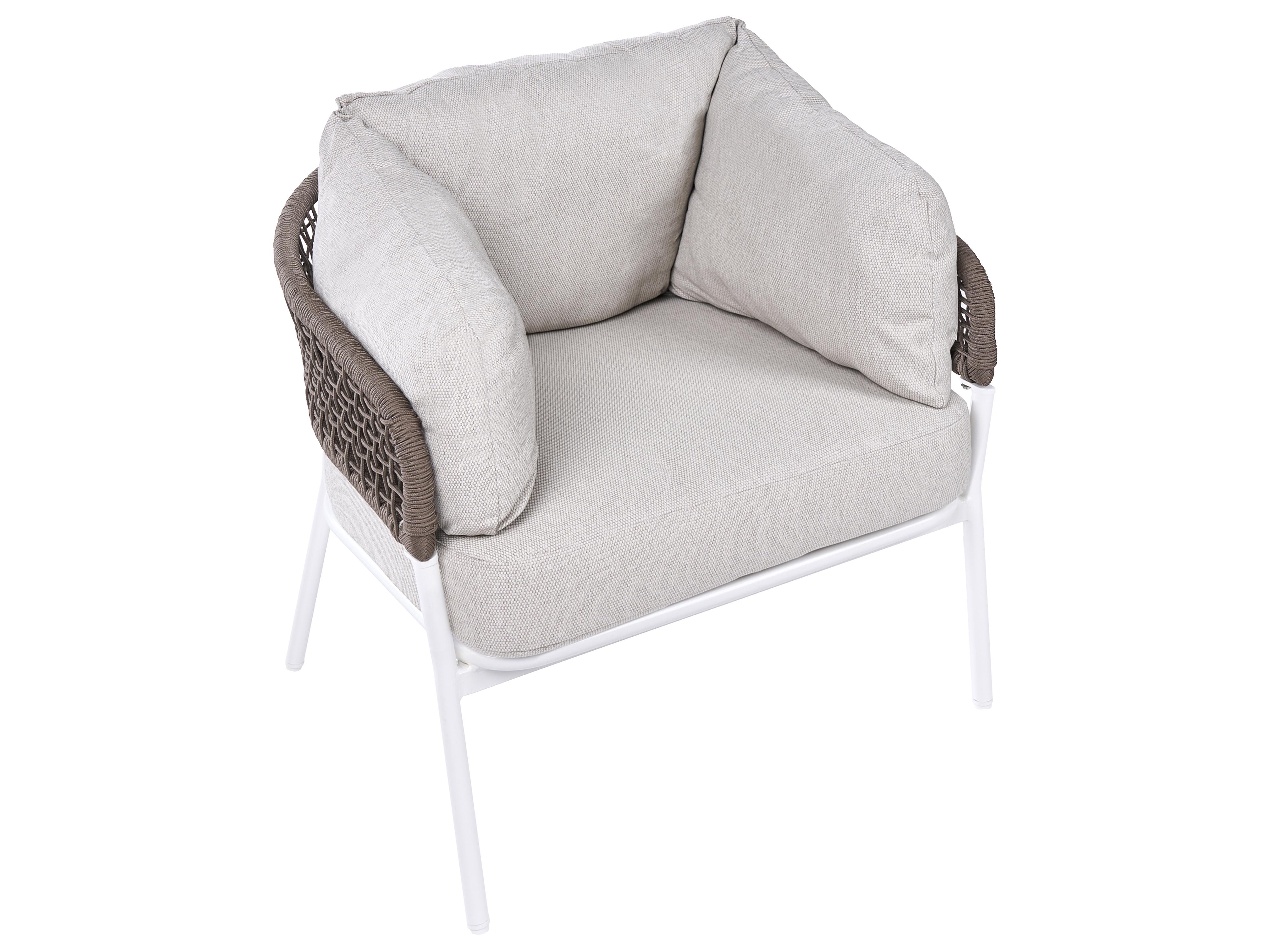 Tuin bankenset 7-zits ROBELLA met tafels Beige