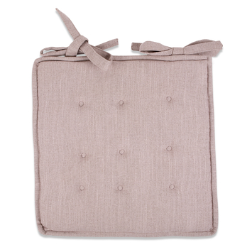 Salvador stoelkussen beige L40xB40xH 2 cm