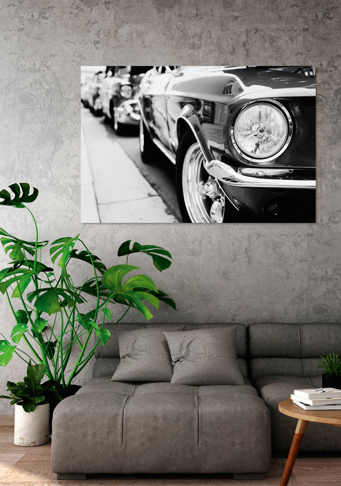 Akustikbild OLDTIMER 80x120cm, 7kg