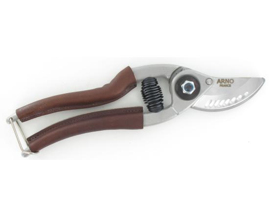 Sécateur de Jardin 23 cm - revêtement des branches en cuir