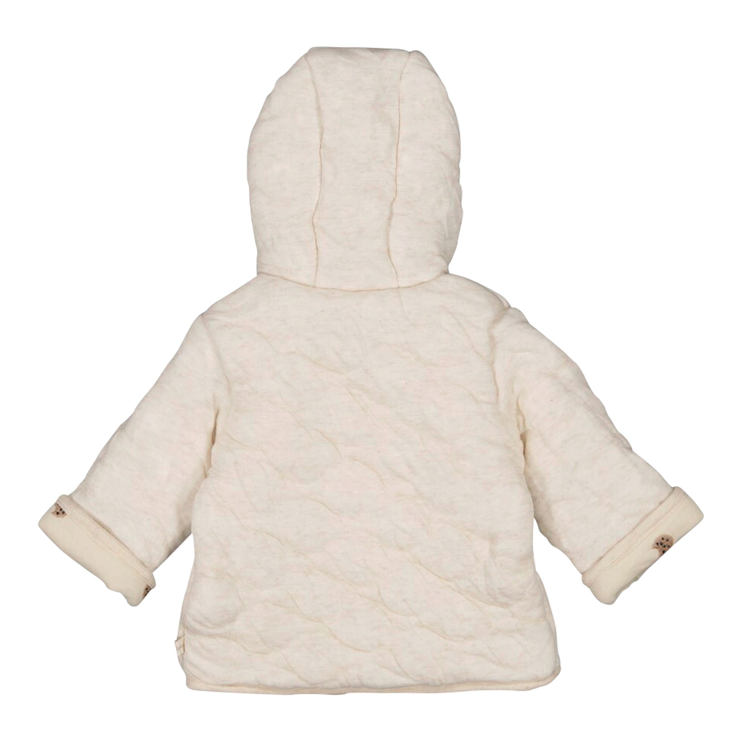 Feetje Wendejacke mit Kapuze Cookies gequiltet natur/braun