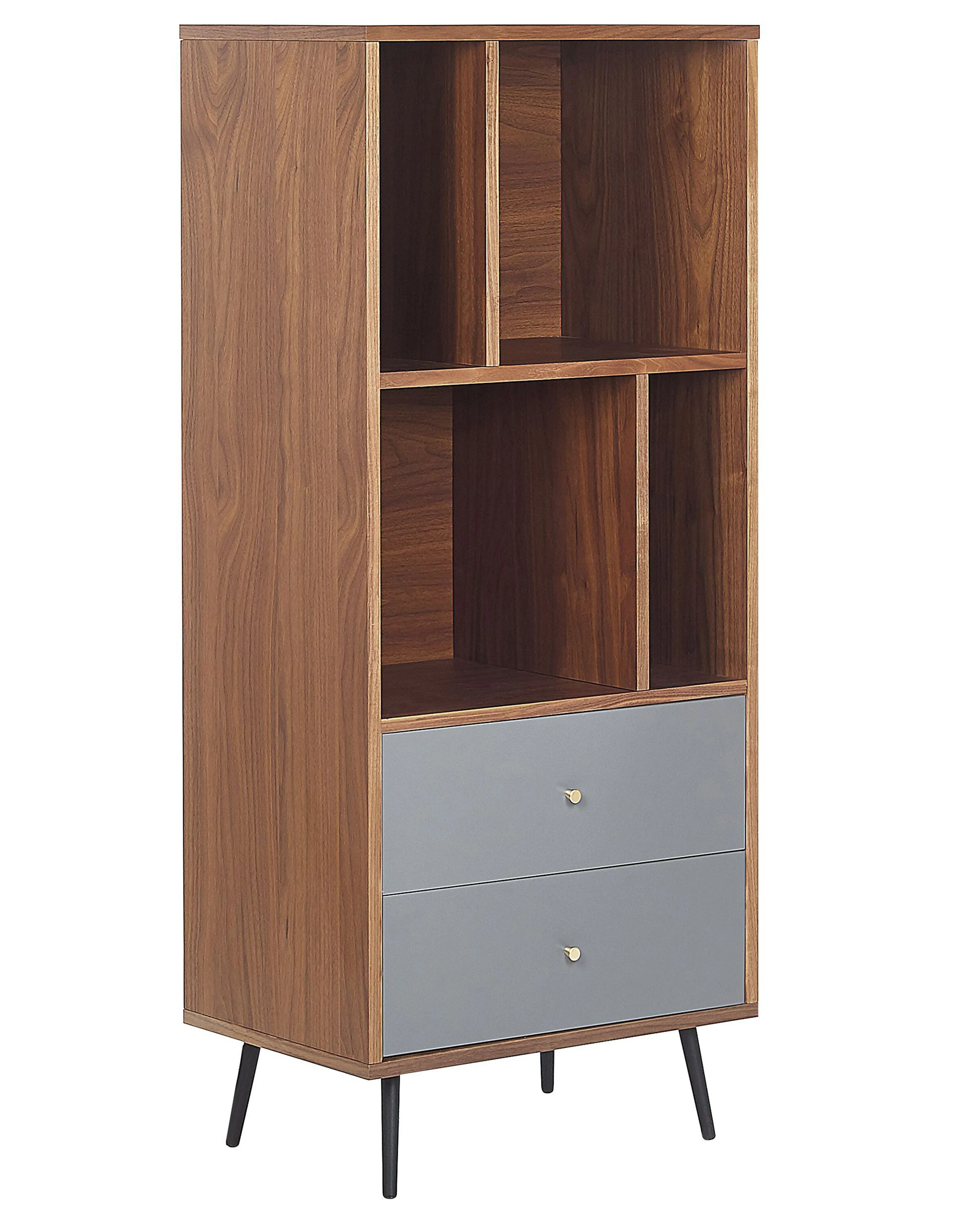 Rek RICHMOND 139 cm Donker walnoothout