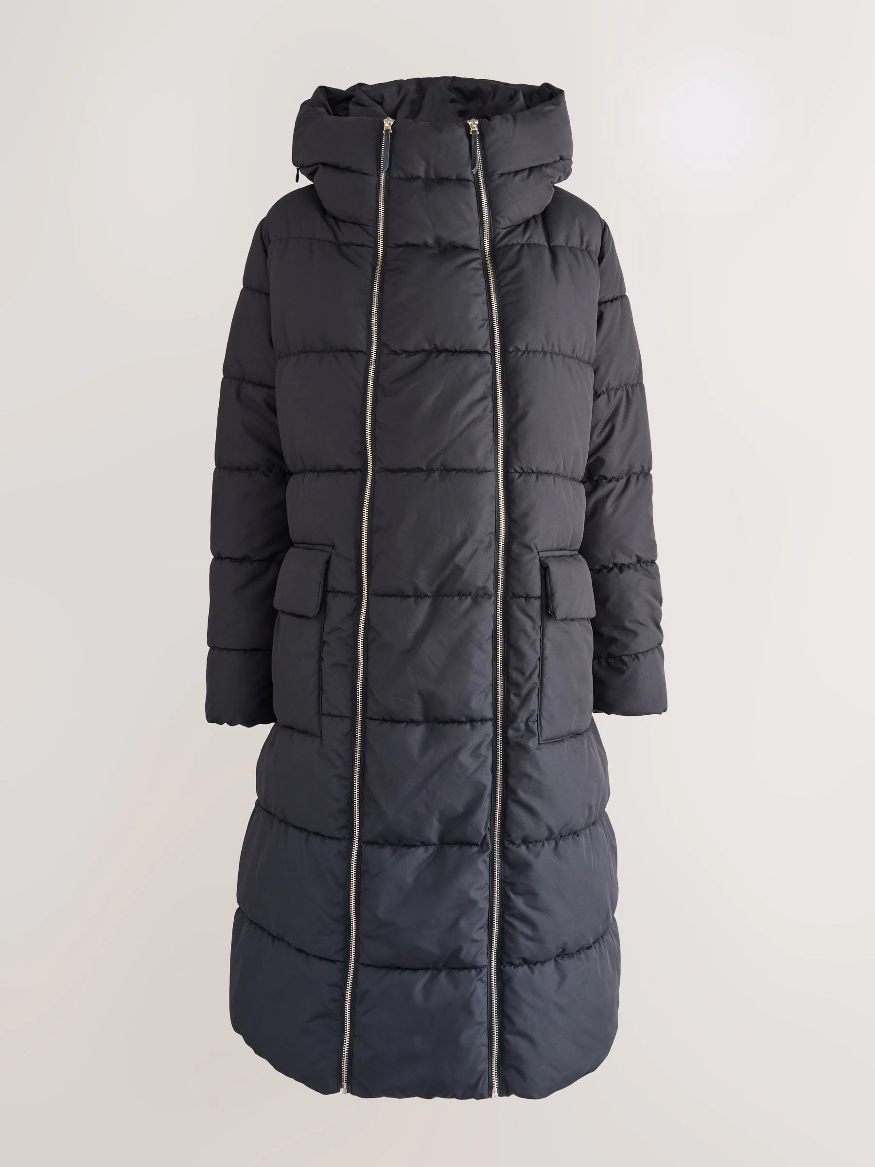 Zwart - Maternity Shower Resistant Coat