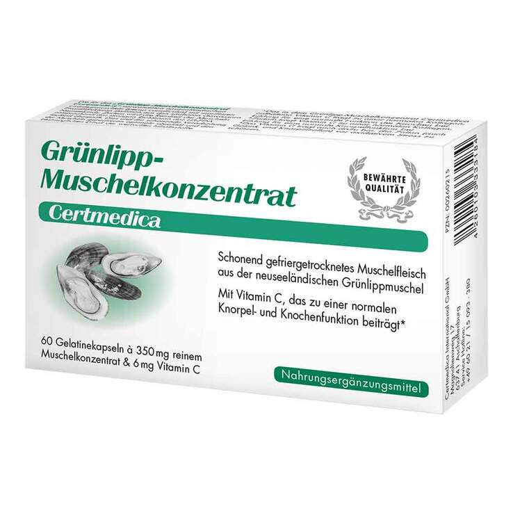 Grünlipp Muschel Konzentrat, 60 St