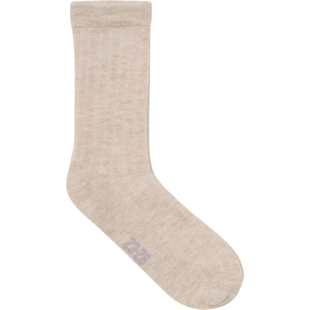 Køb Minymo Silver Mink Melange Uld Strømper Rib 3-pak