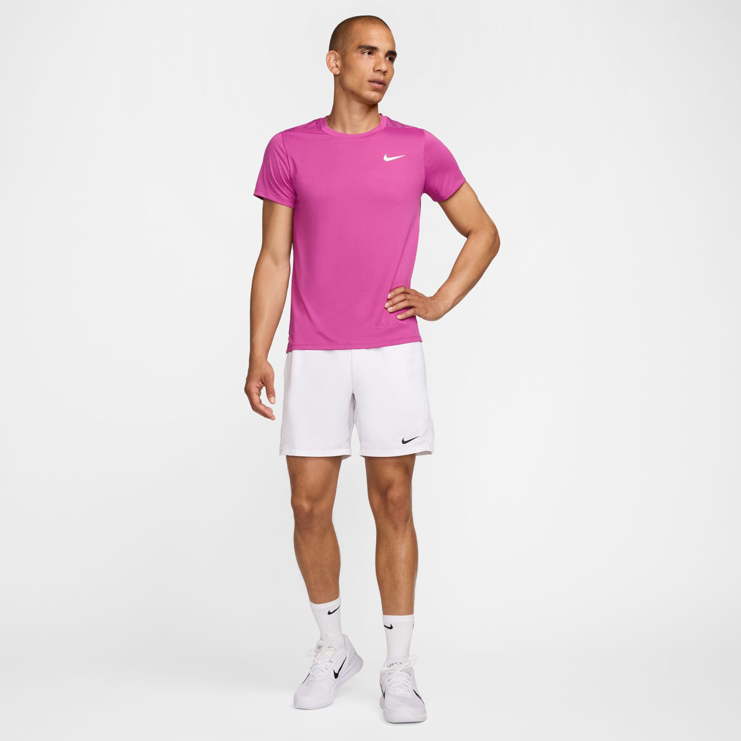 Nike Dri-Fit Slam NY T-shirt Hommes - Pink