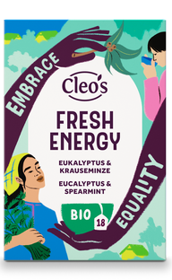 Cleo's Fresh Energy Eucalyptus & Spearmint Bio 18ZK