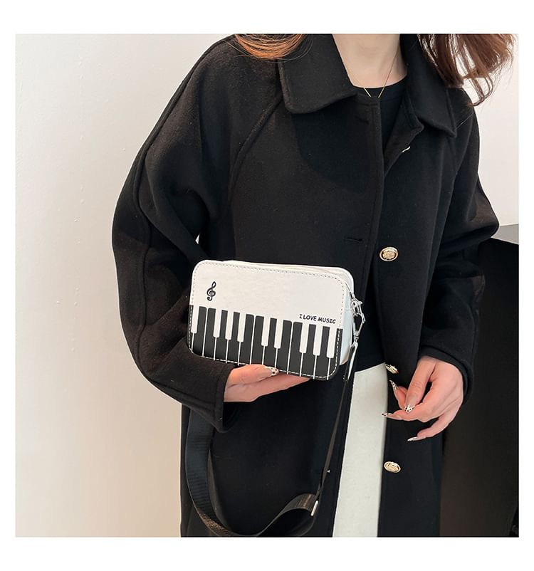 Kleevelind - Piano Print Crossbody Bag