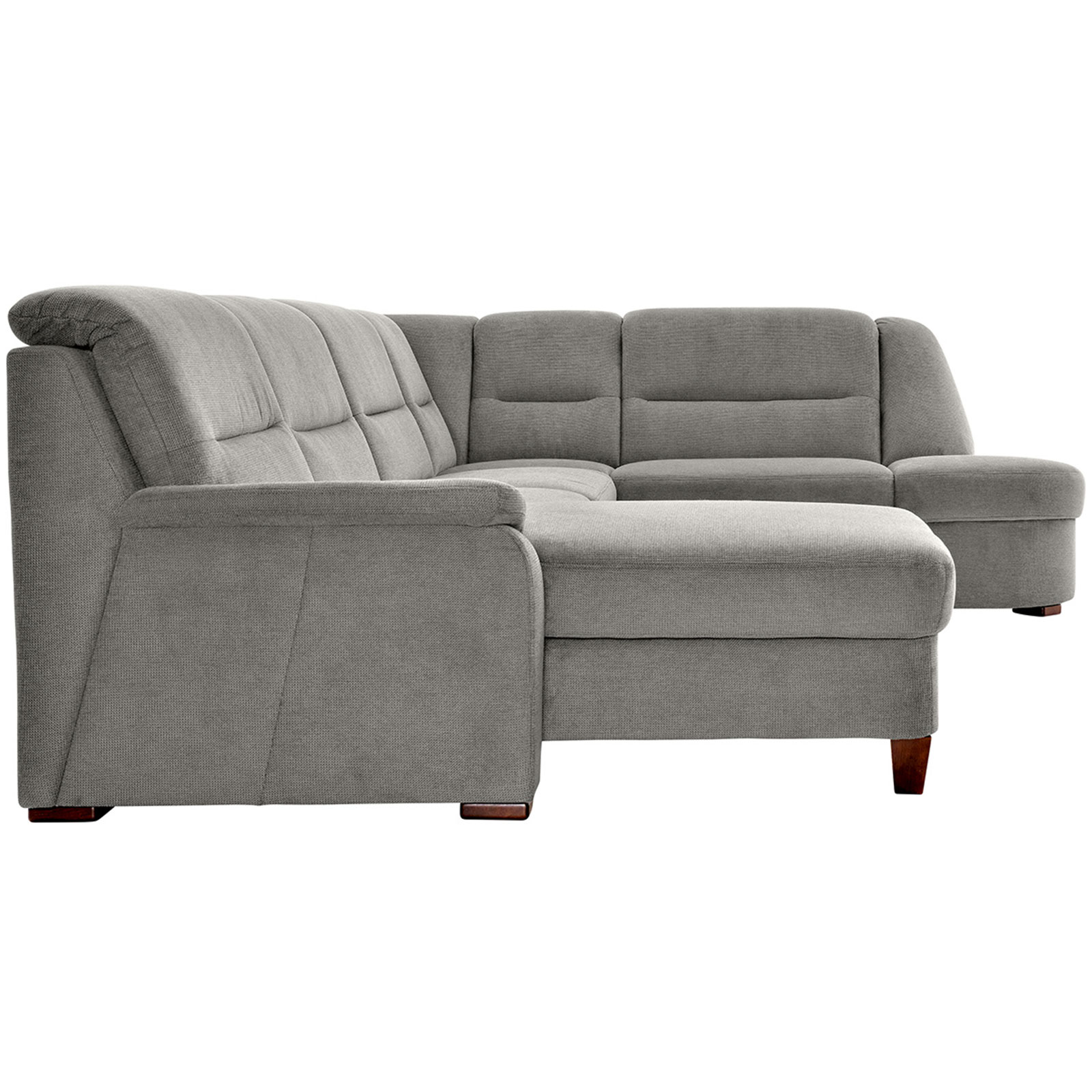 polsterpower Wohnlandschaft - Belle silver - Basismodell - links