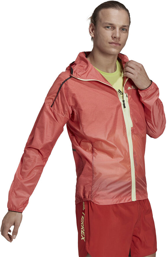 adidas Terrex Agravic Windweave Wind løbejakke Rød