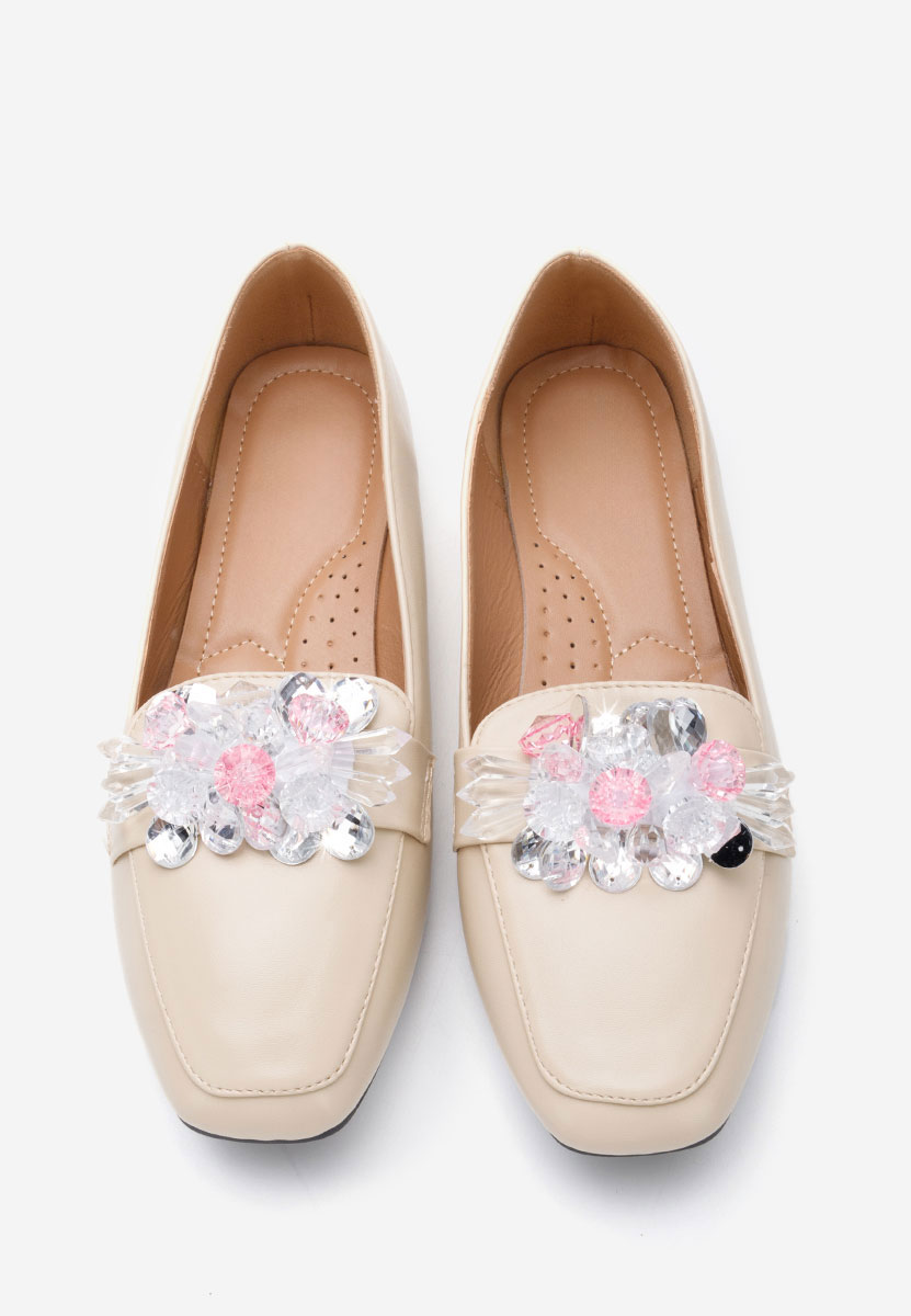 Mocassins femme beige Milagros