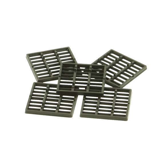 Grille, en plastique L. 3,5 x l. 3,5 cm