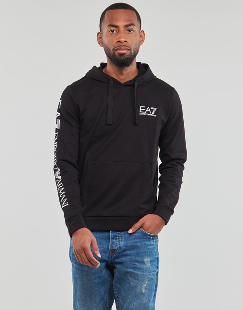 Emporio Armani EA7 - LOGO SERIES SWEATSHIRT - Noir / Doré