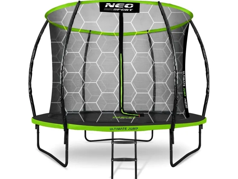 Neo-Sport NS-08C221 havetrampolin med indvendigt net 8 FT 252 cm