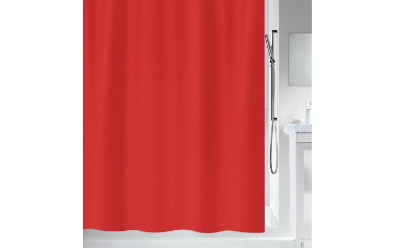 Duschvorhang Primo 120 x 200 cm, RotBadevorhang aus Polyester