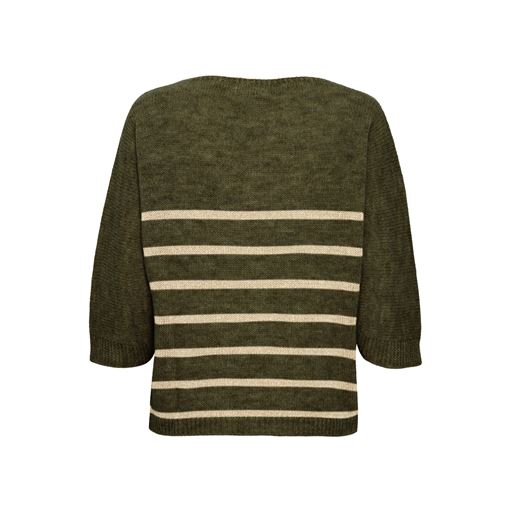 Fransa Stribet Striktrøje, Rifle Green, M/L