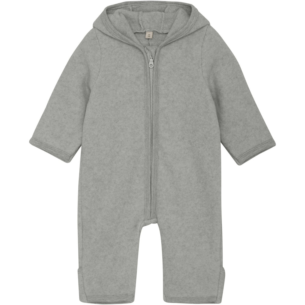 Køb Huttelihut Light Grey Melange Køredragt Ears Cot. Fleece