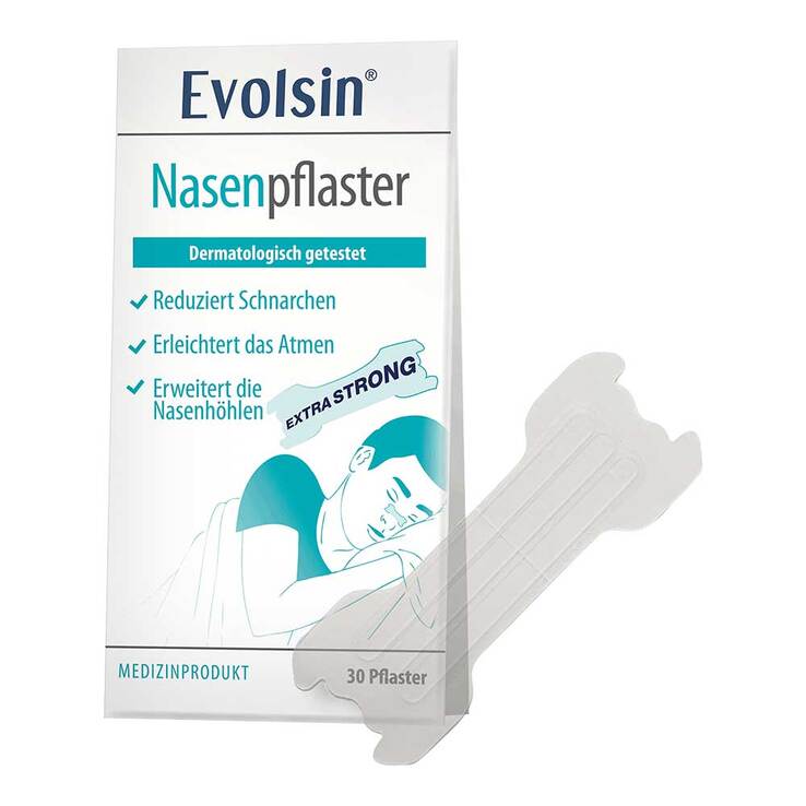 Evolsin Nasenpflaster extra stark transparent, 30 St
