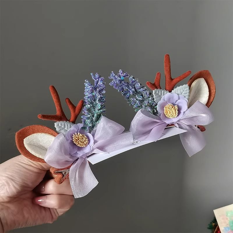 enthice - Kerst hertenhoorn feesthoofdband (verschillende ontwerpen)