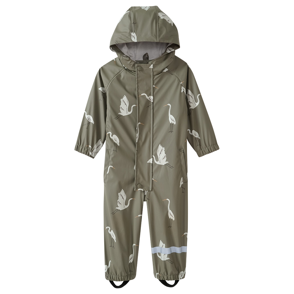 Topomini Pure Collection Baby Regenoverall mit recyceltem Material oliv