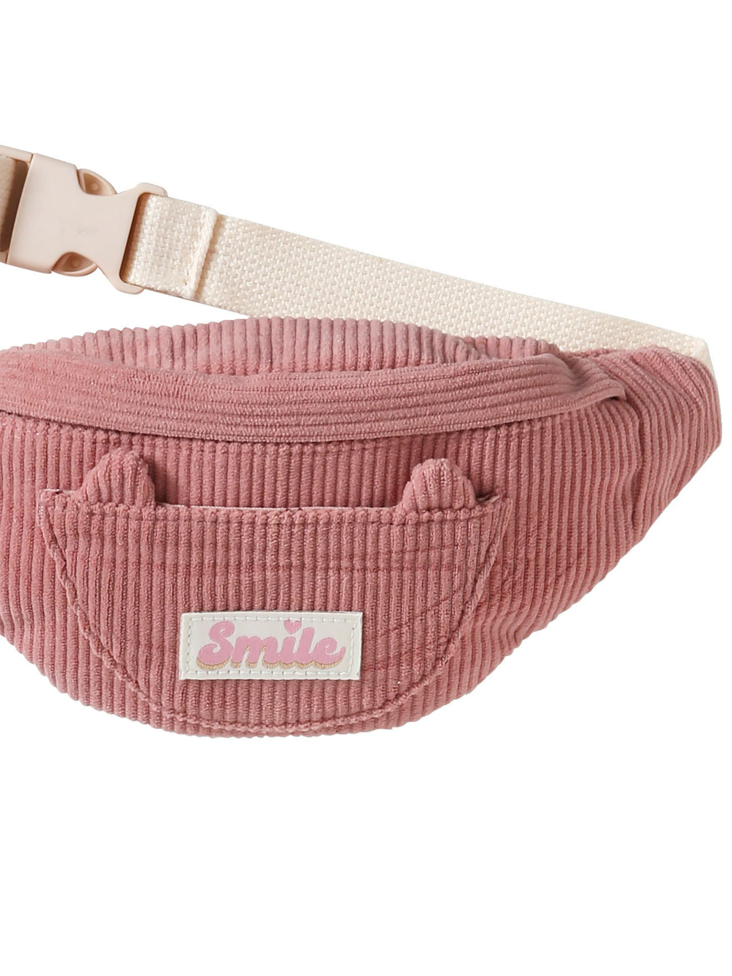 Vertbaudet Mädchen Bauchtasche mit Katzenohren blush