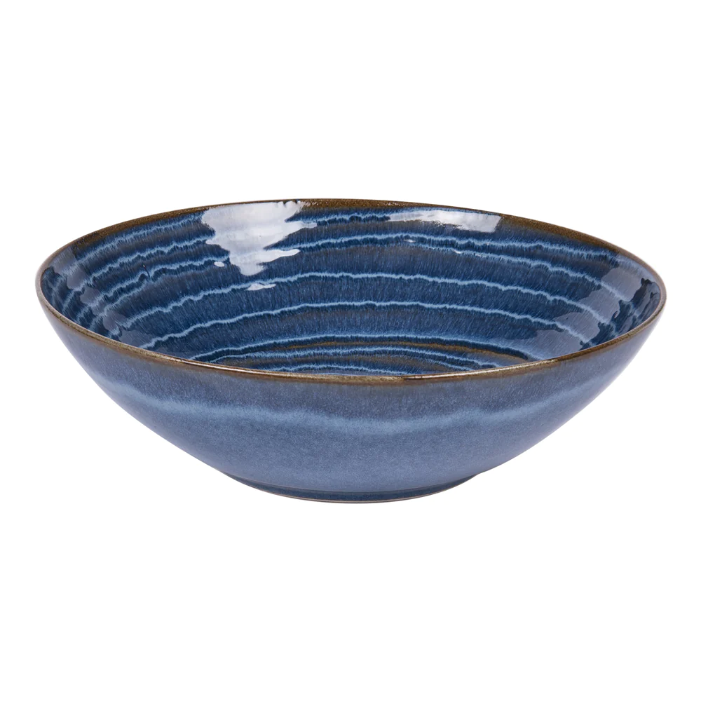 Saladier Moon bleu 24 cm Table passion