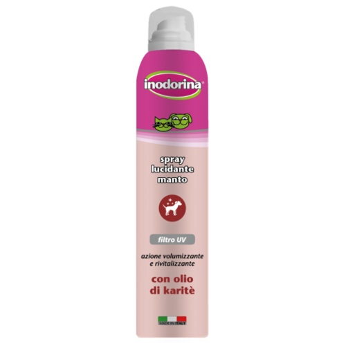 Inodorina Spray Brillo Filtro UV para cães e gatos
