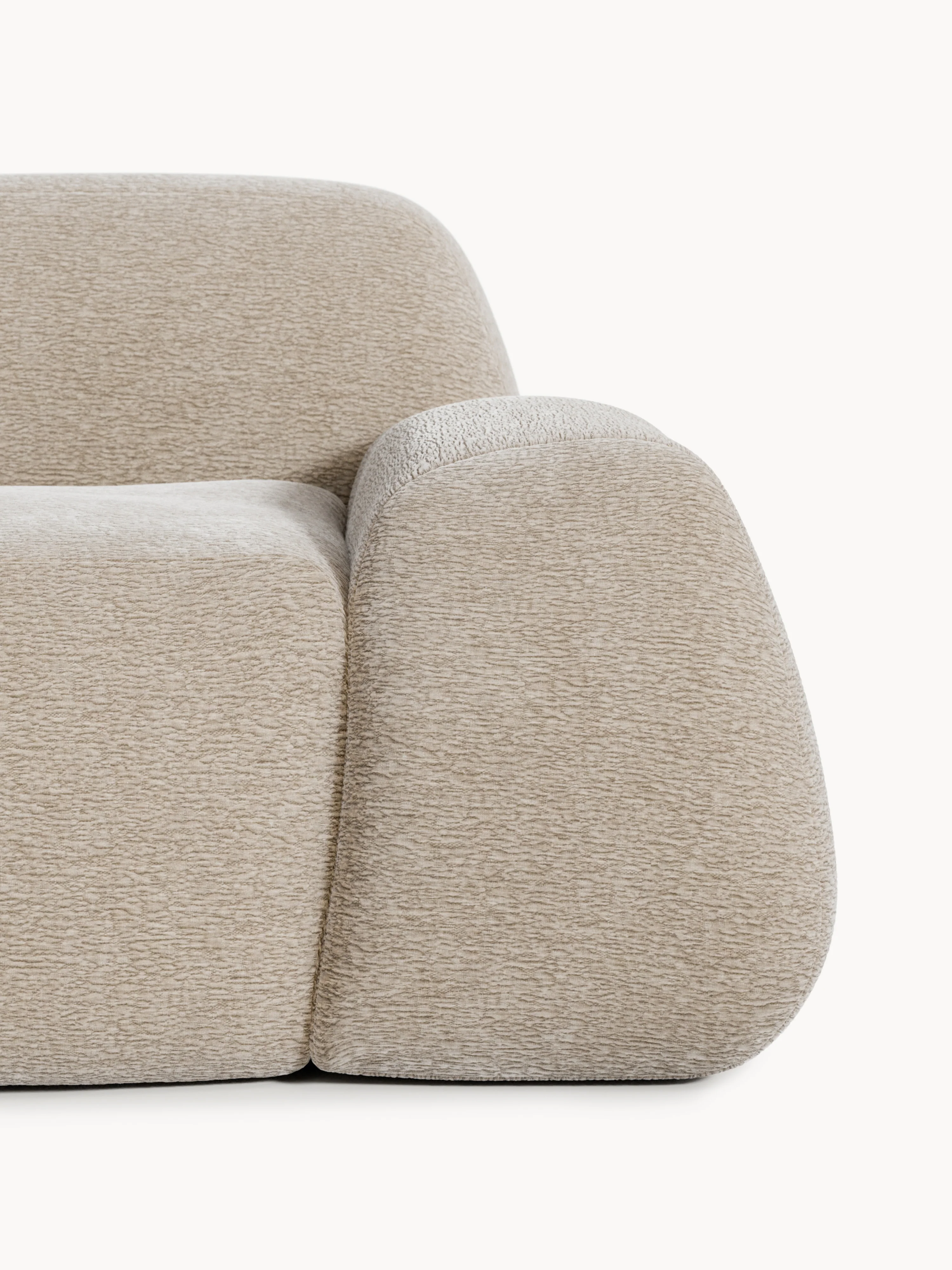 XL modulaire hoekbank Wolke met chaise longue