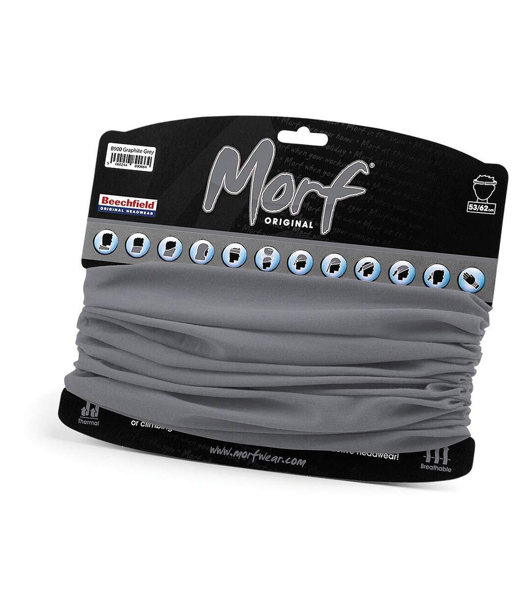 Beechfield - Echarpe multi-fonction - Femme (Gris graphite) (Taille unique) - UTRW266