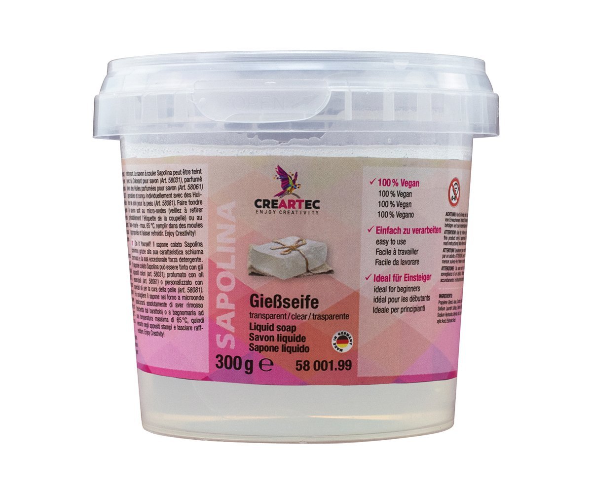 Gießseife transparent
