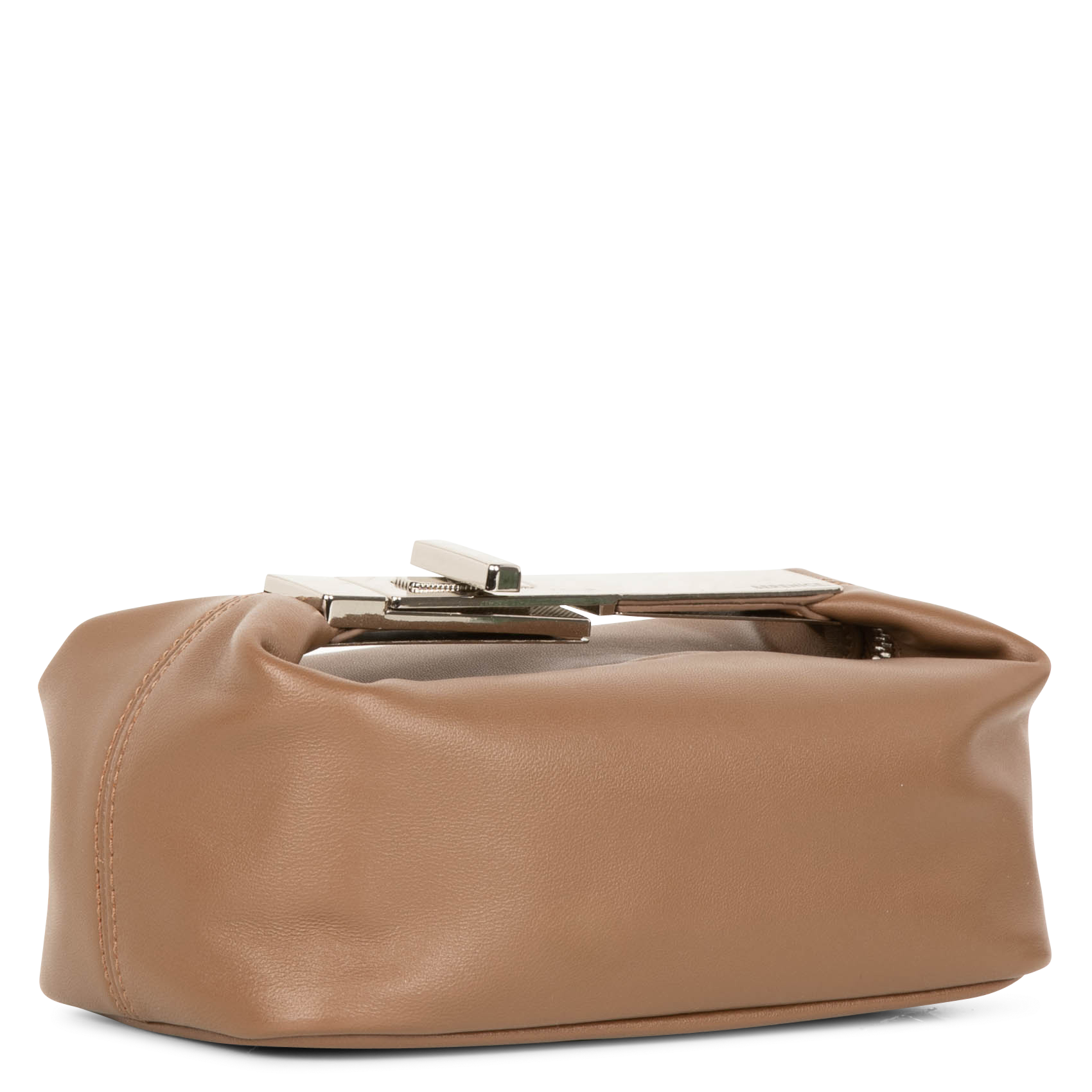 OPOUPY - Petit sac en cuir à anse métallique | Marron