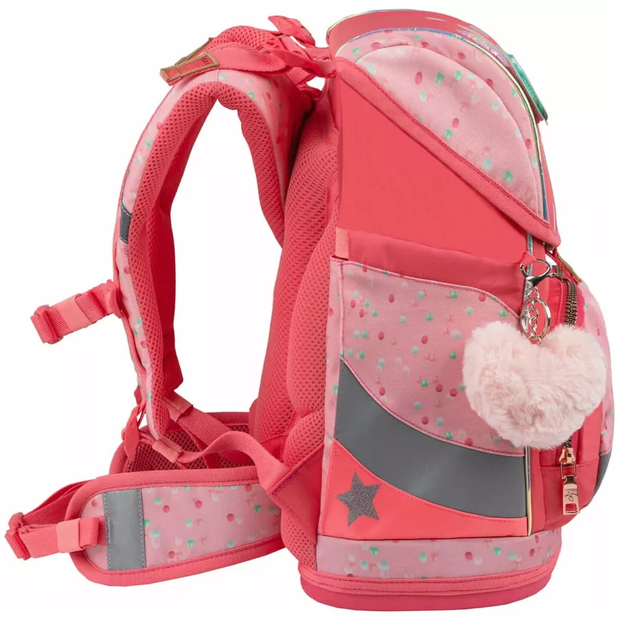 Belmil Schulranzen Premium Smarty Plus Set 5-teilig Rose Quartz