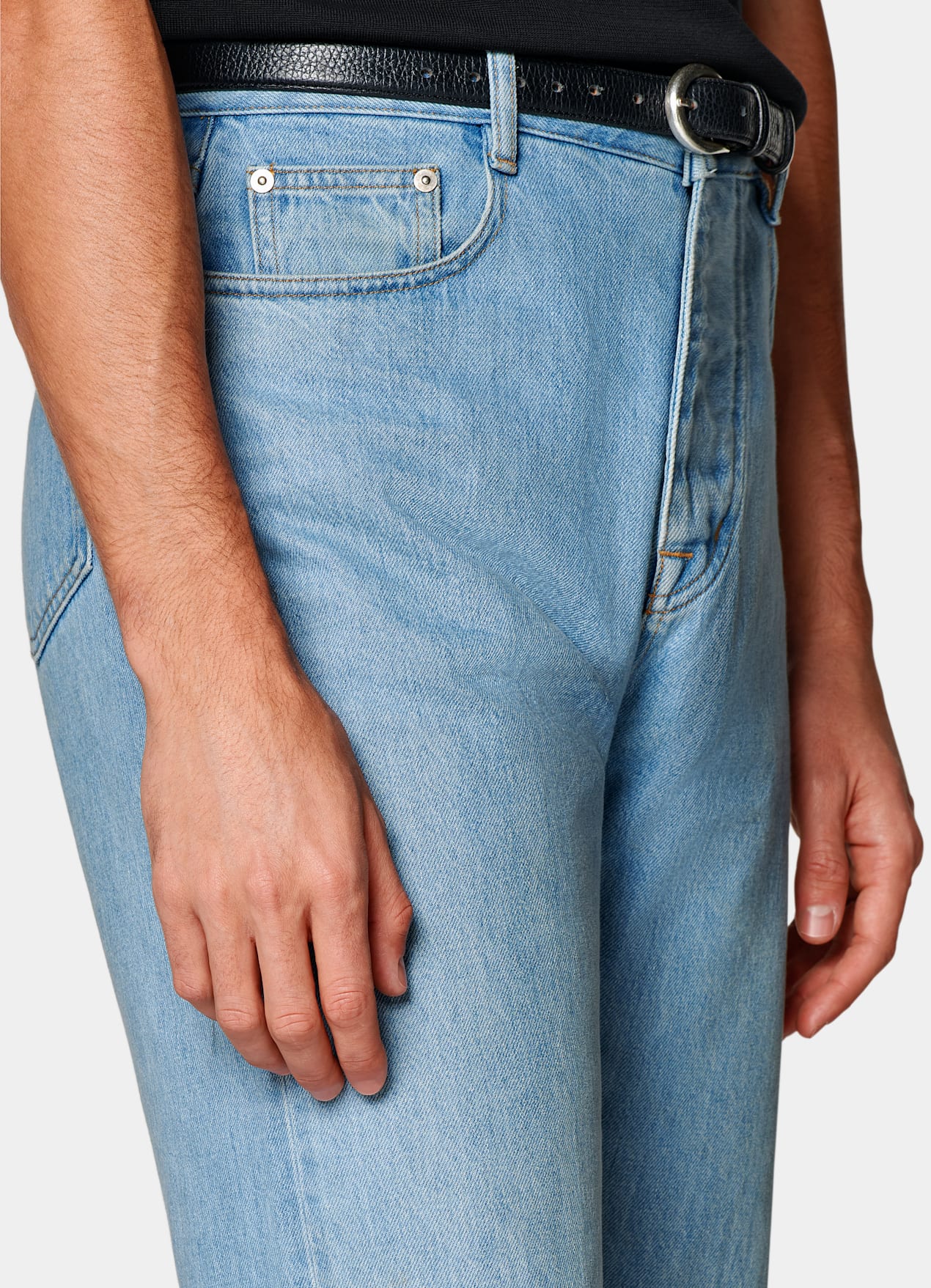 Jean Straight Leg bleu clair