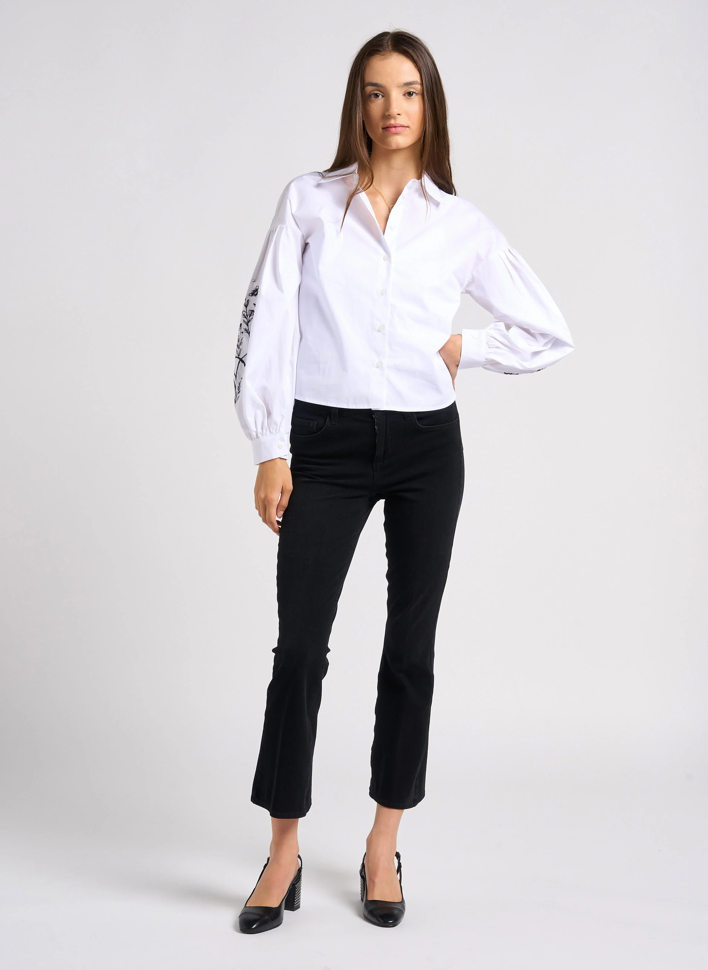 Jean flare| Noir