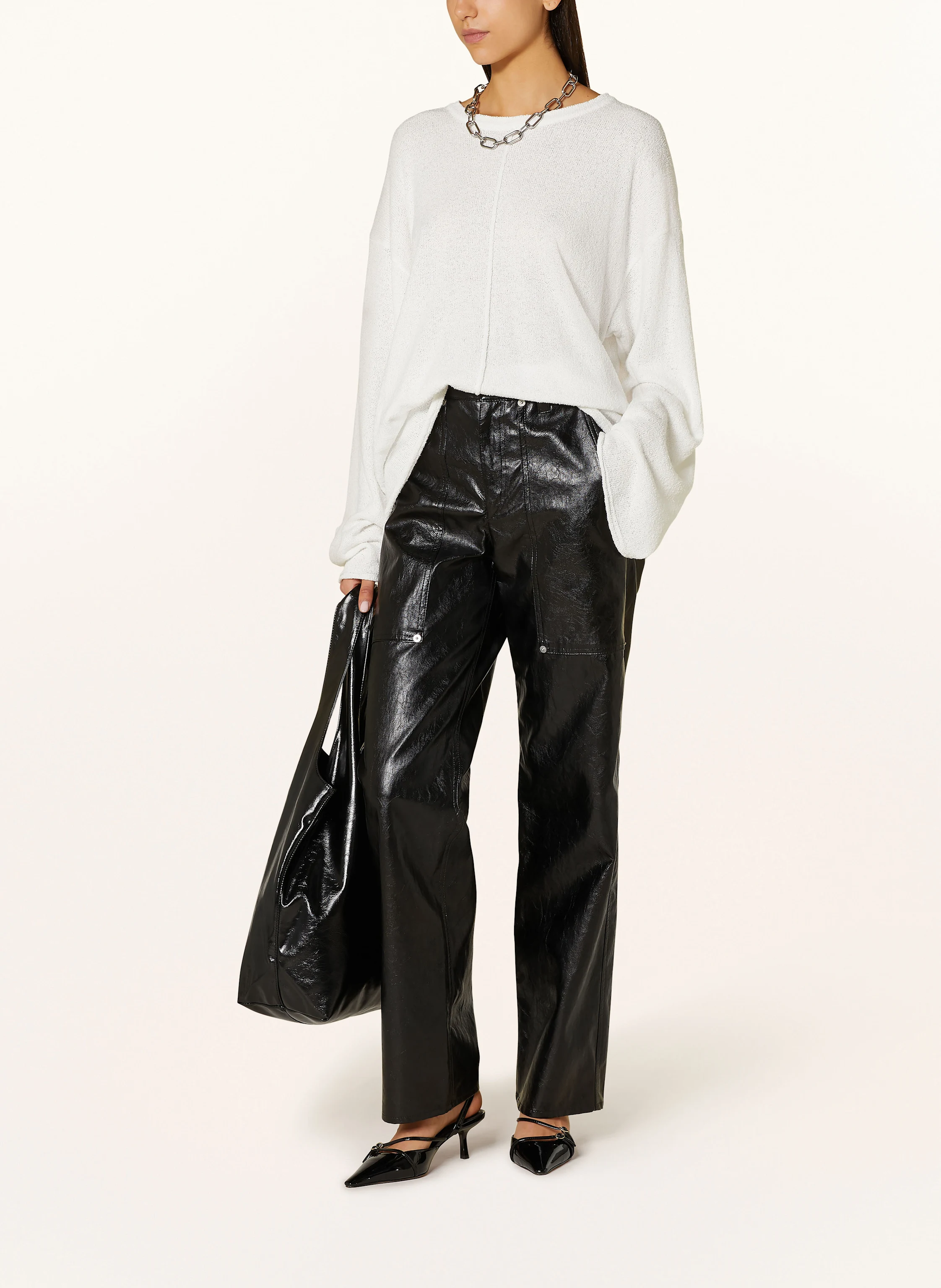 black palms Oversized-Pullover SCHUELI