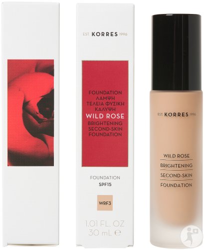 Korres Make Up Wild Rose Fond De Teint WRF3 IP15 Flacon 30ml