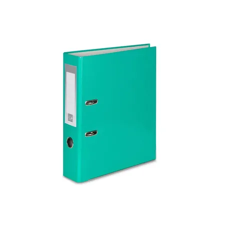 Livepac Caribic Glanz-Ordner DIN A4, 75 mm breit, türkis