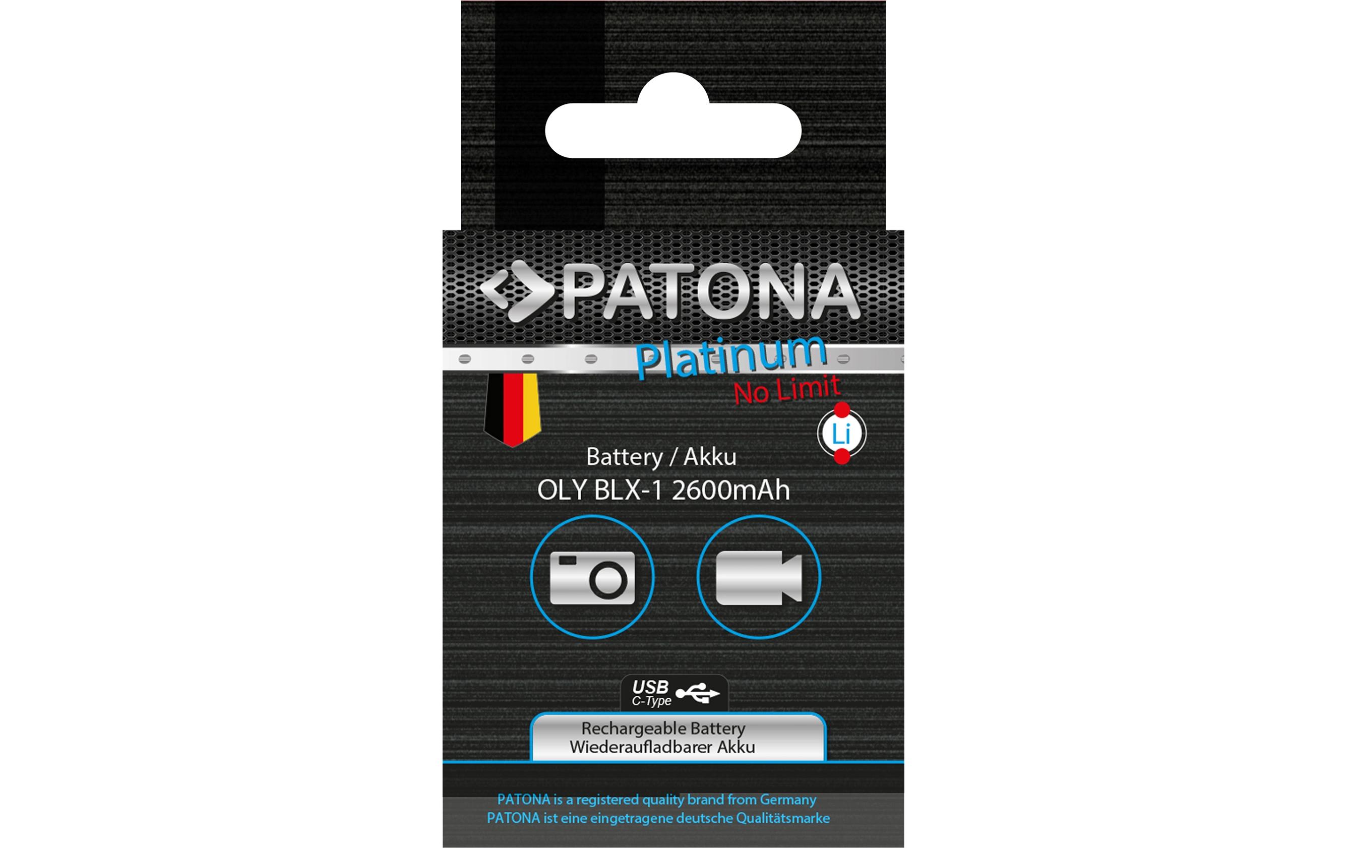 Platinum Akku für Olympus OM-1, BLX-1Platinum Batteriesatz für Olympus