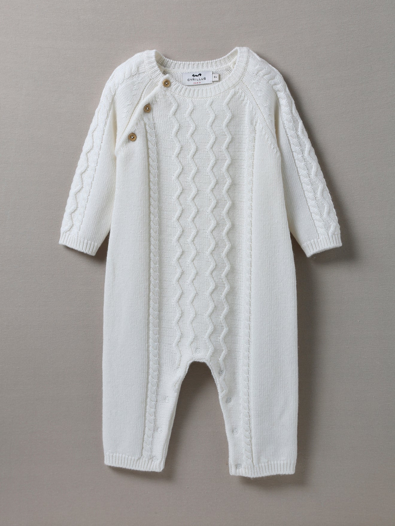 Combinaison Bébé en laine et cachemire