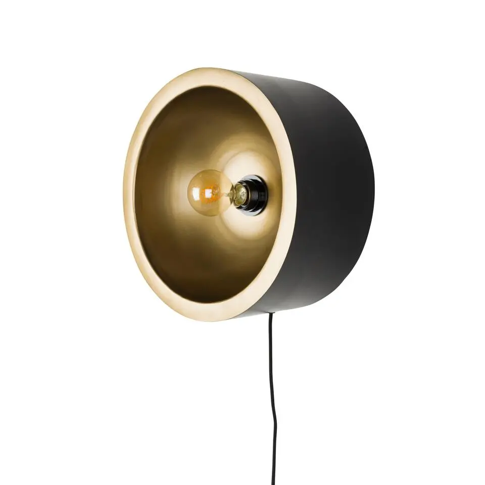 Housecraft Wall Lamp Sunny Round L - Zwart