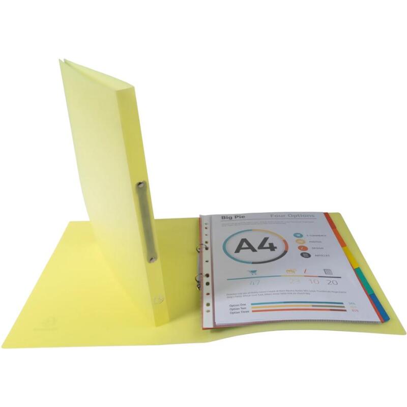 Classeur 2 anneaux 15mm Polypropylène Chromaline Pastel