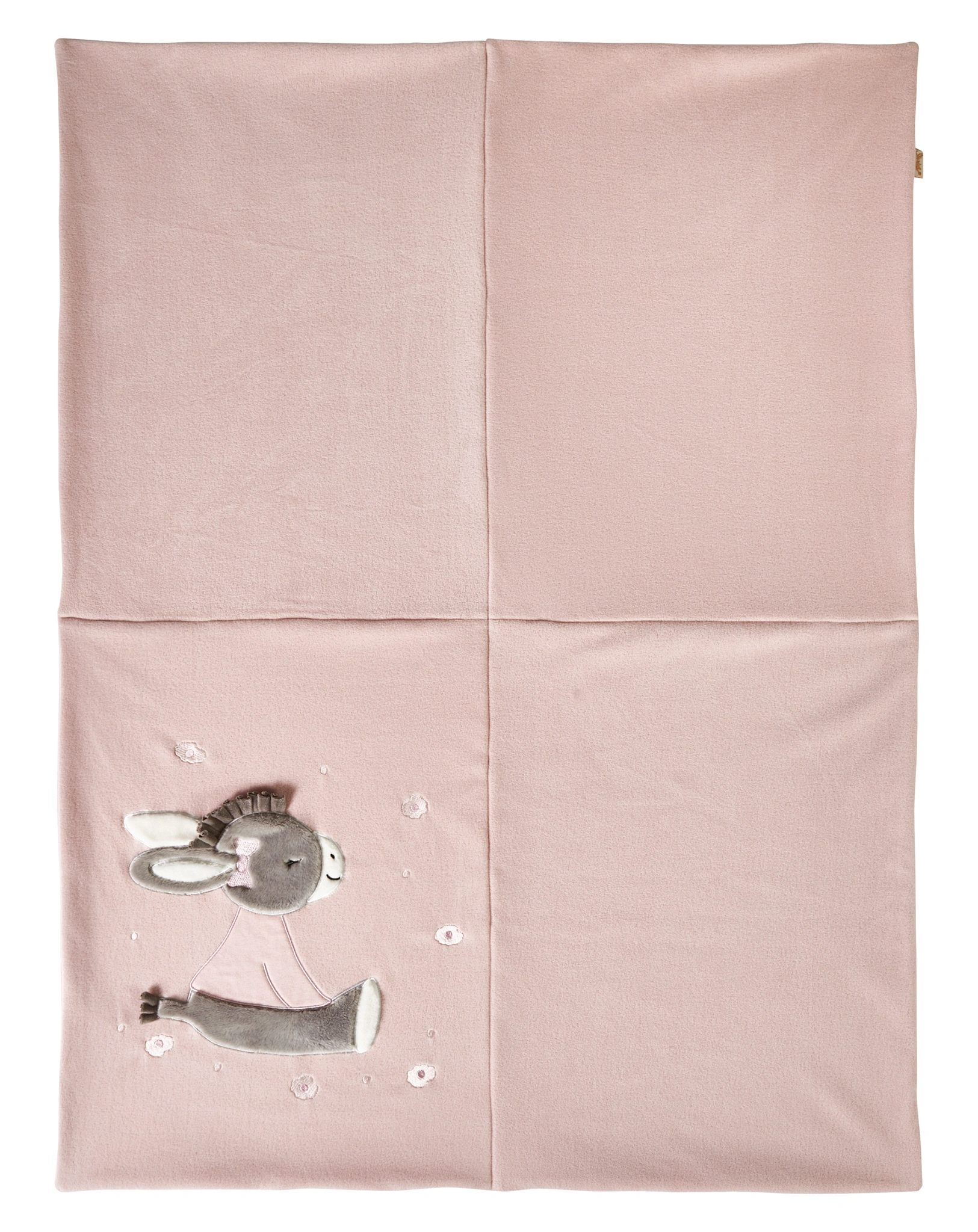 Fleece-Schmusedecke EMMI GIRL (100x75) in zartrosa