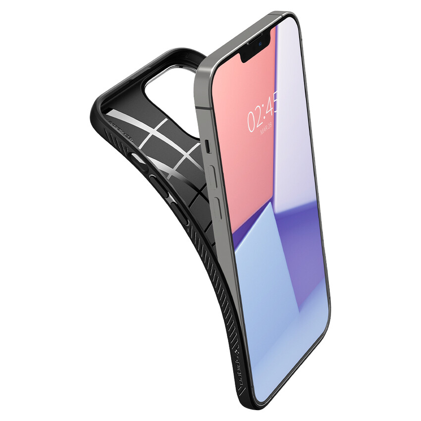 iPhone 13 Pro Liquid Air Case Gummi Hülle (ACS03258) - Schwarz (Matt)