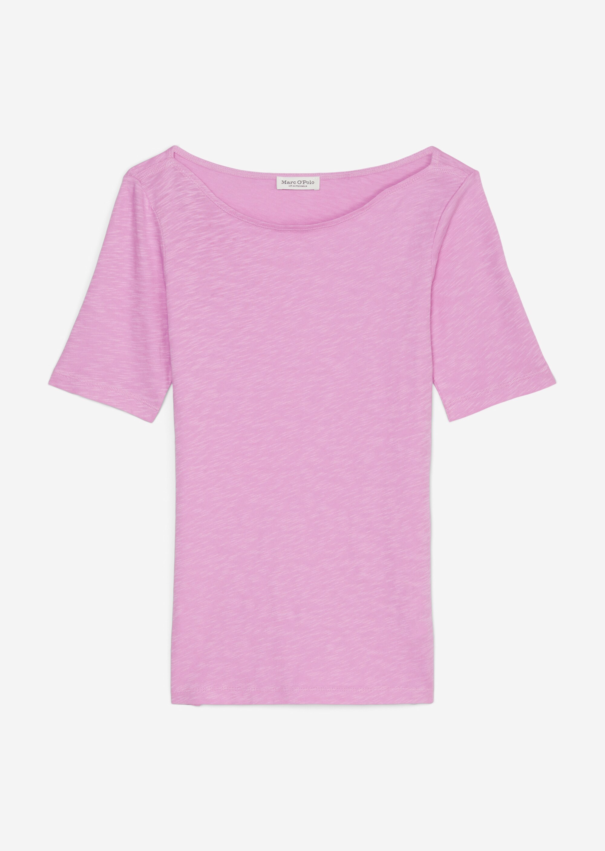 U-Boot-T-Shirt regularaus softem Slub-Jersey